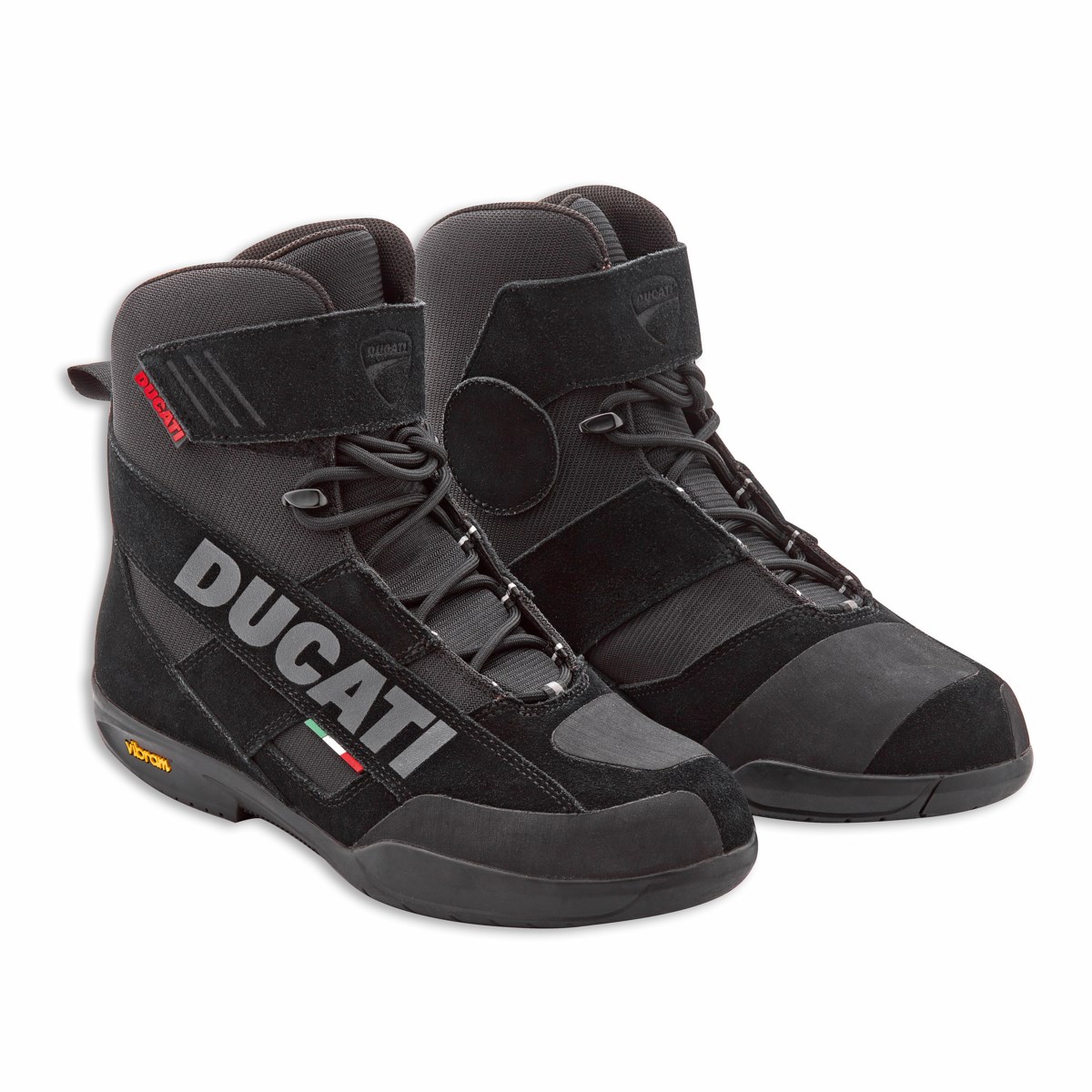 Lot Botte Et Gants En Cuir Ducati D'origine - Équipement Moto/course Neuf