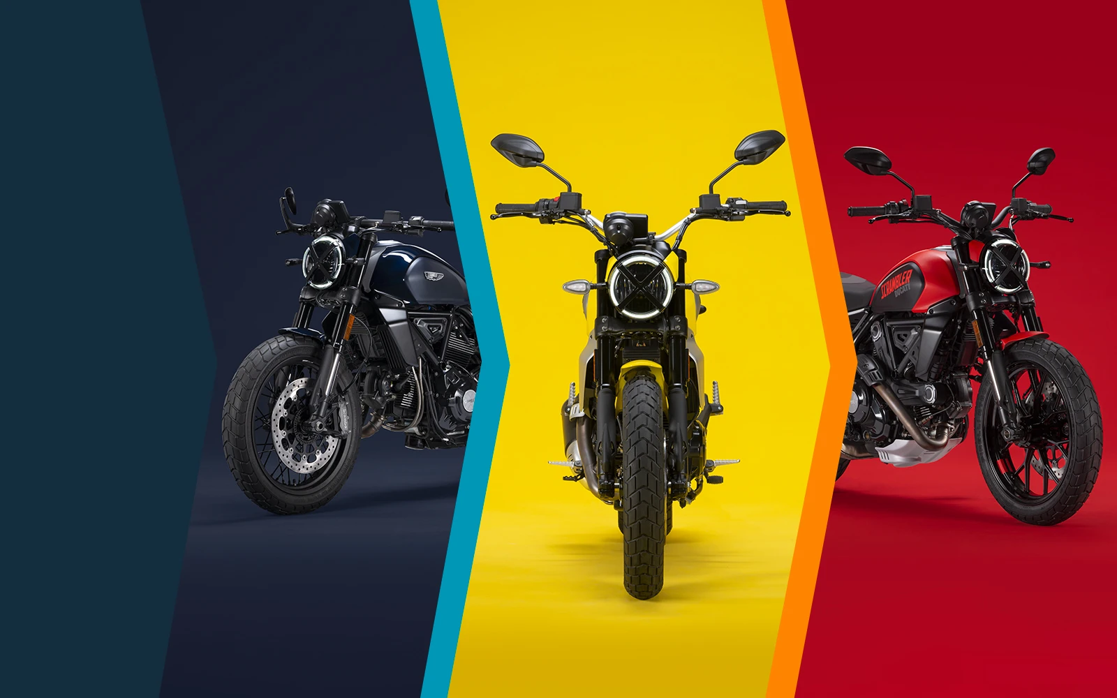 Ducati Colombia Scrambler Next-Gen Blue Yellow Red