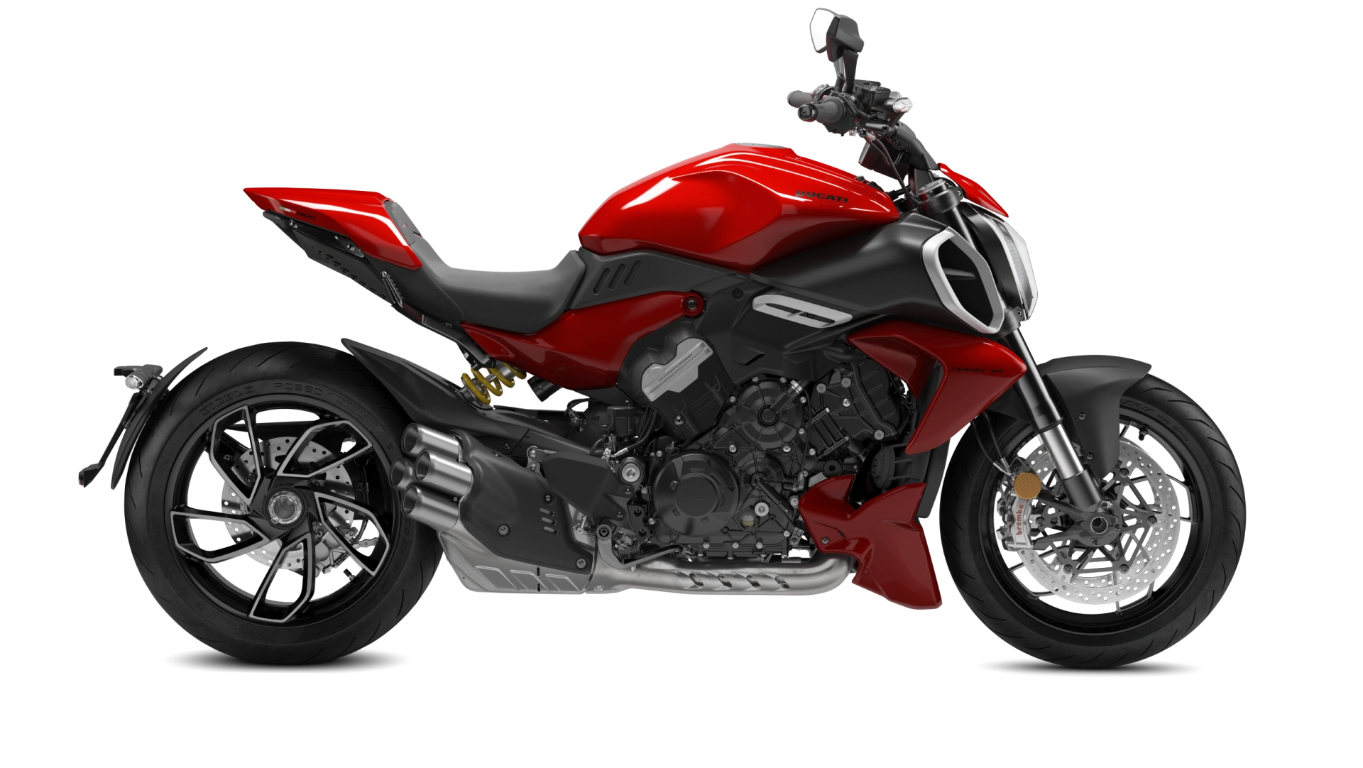 Ducati Diavel V4 rojo